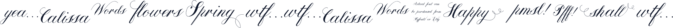 Calissa Words