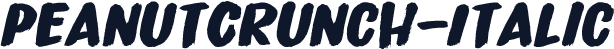 PeanutCrunch-Italic