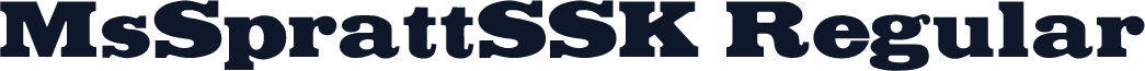 MsSprattSSK Regular