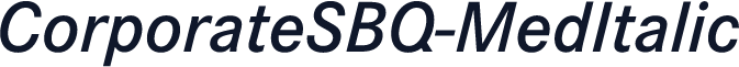 CorporateSBQ-MedItalic