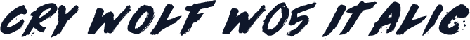 Cry Wolf W05 Italic