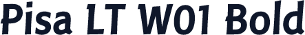 Pisa LT W01 Bold