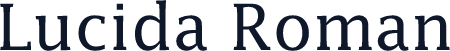 Lucida Roman