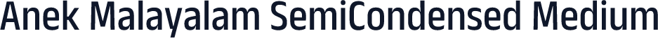 Anek Malayalam SemiCondensed Medium