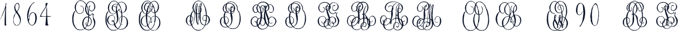1864 GLC Monogram OP W90 Rg