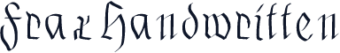 FraxHandwritten