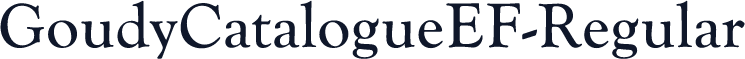 GoudyCatalogueEF-Regular