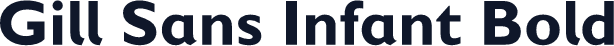 Gill Sans Infant Bold