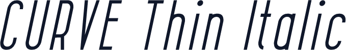 CURVE Thin Italic