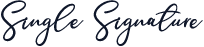 Single Signature