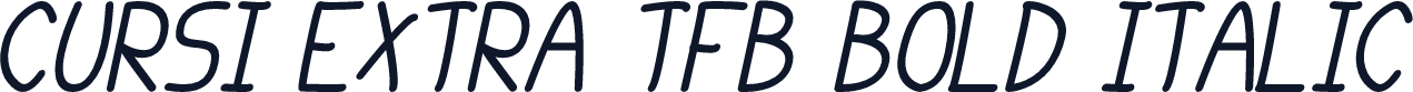 cursi extra tfb bold Italic