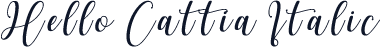 Hello Cattia Italic