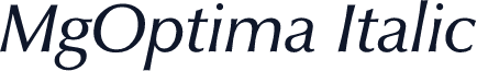MgOptima Italic