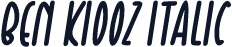Ben Kidoz Italic