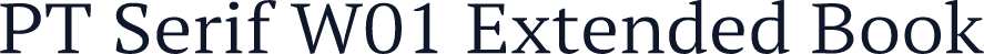 PT Serif W01 Extended Book