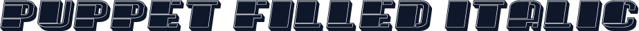 Puppet Filled Italic