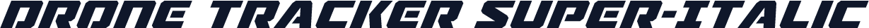 Drone Tracker Super-Italic