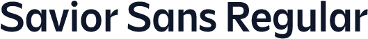 Savior Sans Regular