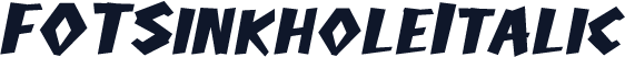 FOTSinkholeItalic