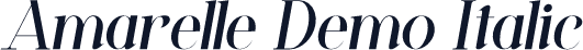 Amarelle Demo Italic