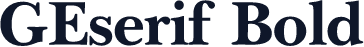 GEserif Bold