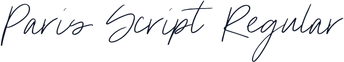 Paris Script Regular