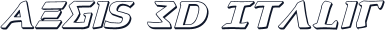 Aegis 3D Italic