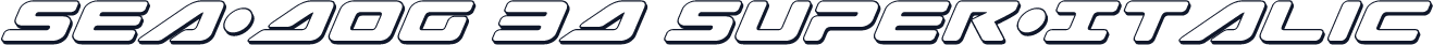 Sea-Dog 3D Super-Italic