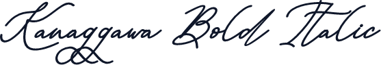 Kanaggawa Bold Italic