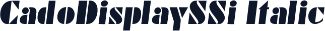 CadoDisplaySSi Italic