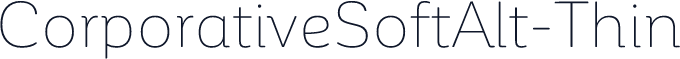 ☞CorporativeSoftAlt-Thin