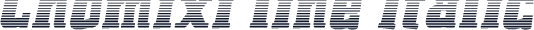 Chomixi line Italic