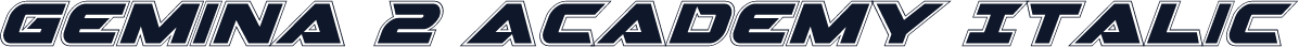 Gemina 2 Academy Italic