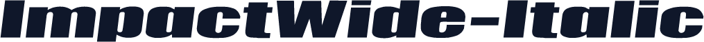 ImpactWide-Italic