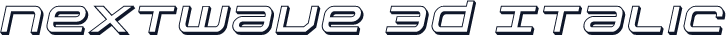 Nextwave 3D Italic