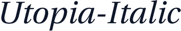 Utopia-Italic