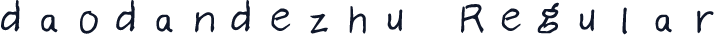 daodandezhu Regular