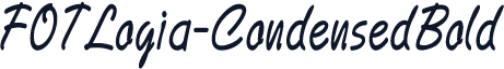FOTLogia-CondensedBold