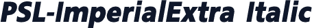 PSL-ImperialExtra Italic