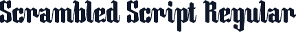 Scrambled Script Regular