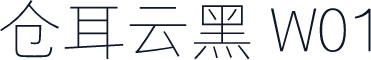 仓耳云黑 W01