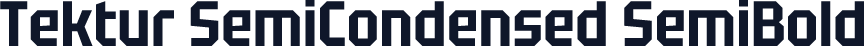 Tektur SemiCondensed SemiBold