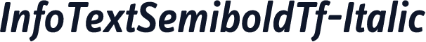 InfoTextSemiboldTf-Italic