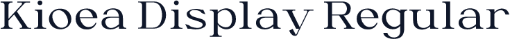 Kioea Display Regular