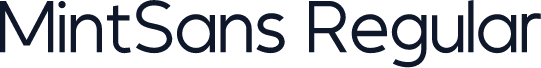 MintSans Regular