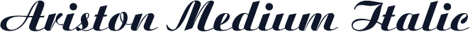 Ariston Medium Italic