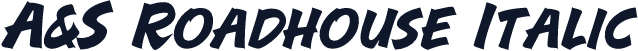 A&S Roadhouse Italic