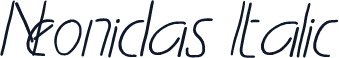 Neonidas Italic