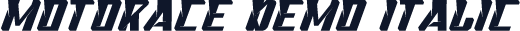 Motorace Demo Italic