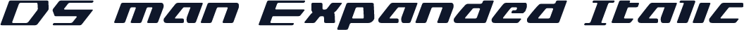 DS man Expanded Italic